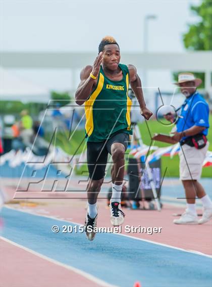 Thumbnail 1 in CIF State Track & Field Championships (Boys Long Jump Final) photogallery.