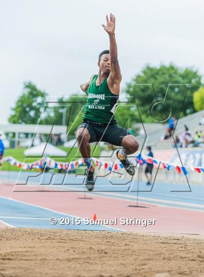Thumbnail 1 in CIF State Track & Field Championships (Boys Long Jump Final) photogallery.
