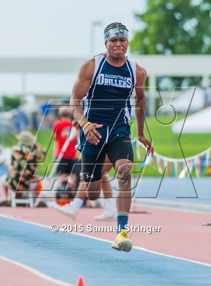 Thumbnail 2 in CIF State Track & Field Championships (Boys Long Jump Final) photogallery.