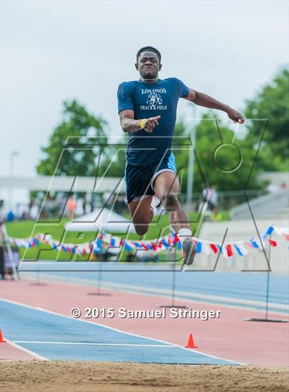 Thumbnail 1 in CIF State Track & Field Championships (Boys Long Jump Final) photogallery.