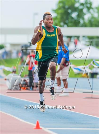 Thumbnail 2 in CIF State Track & Field Championships (Boys Long Jump Final) photogallery.