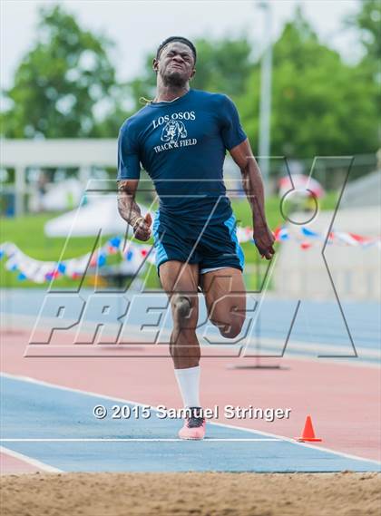 Thumbnail 2 in CIF State Track & Field Championships (Boys Long Jump Final) photogallery.