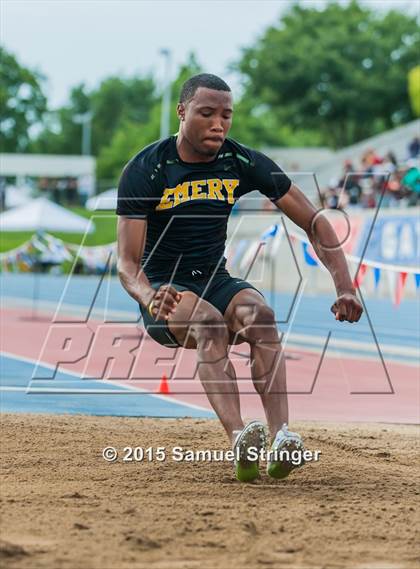 Thumbnail 2 in CIF State Track & Field Championships (Boys Long Jump Final) photogallery.