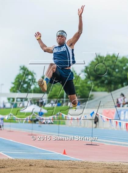 Thumbnail 3 in CIF State Track & Field Championships (Boys Long Jump Final) photogallery.