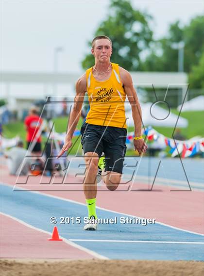 Thumbnail 3 in CIF State Track & Field Championships (Boys Long Jump Final) photogallery.