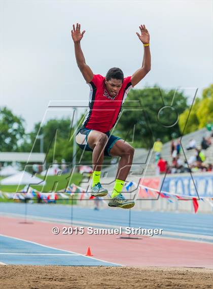 Thumbnail 2 in CIF State Track & Field Championships (Boys Long Jump Final) photogallery.