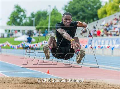 Thumbnail 2 in CIF State Track & Field Championships (Boys Long Jump Final) photogallery.