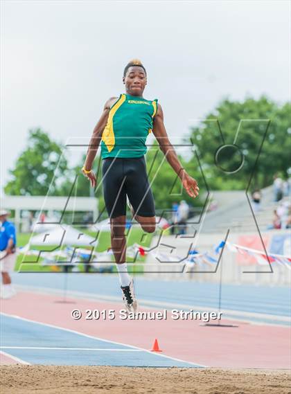 Thumbnail 1 in CIF State Track & Field Championships (Boys Long Jump Final) photogallery.
