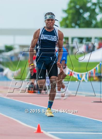 Thumbnail 3 in CIF State Track & Field Championships (Boys Long Jump Final) photogallery.