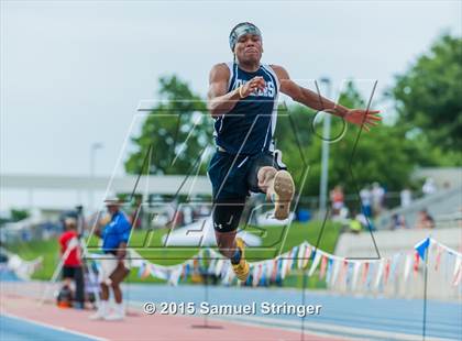 Thumbnail 1 in CIF State Track & Field Championships (Boys Long Jump Final) photogallery.