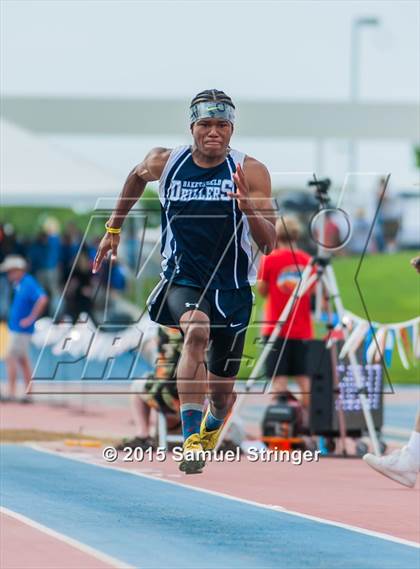 Thumbnail 3 in CIF State Track & Field Championships (Boys Long Jump Final) photogallery.