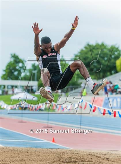 Thumbnail 3 in CIF State Track & Field Championships (Boys Long Jump Final) photogallery.
