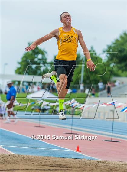 Thumbnail 3 in CIF State Track & Field Championships (Boys Long Jump Final) photogallery.