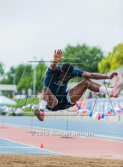 Thumbnail 2 in CIF State Track & Field Championships (Boys Long Jump Final) photogallery.