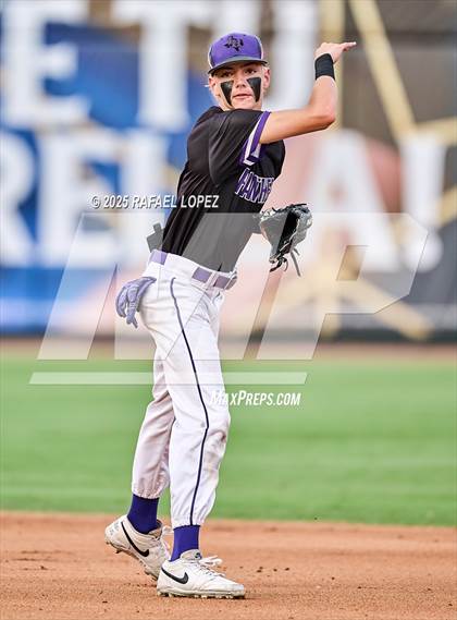 Thumbnail 3 in Kingwood Park vs. Liberty Hill (UIL Baseball 5A D2 Semifinal) photogallery.