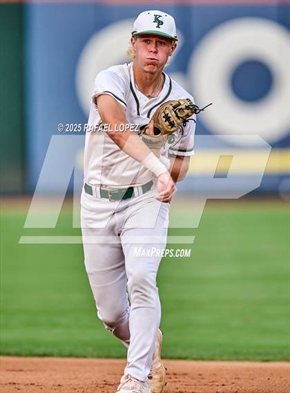 Thumbnail 3 in Kingwood Park vs. Liberty Hill (UIL Baseball 5A D2 Semifinal) photogallery.