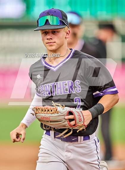 Thumbnail 3 in Kingwood Park vs. Liberty Hill (UIL Baseball 5A D2 Semifinal) photogallery.