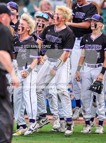 Thumbnail 3 in Kingwood Park vs. Liberty Hill (UIL Baseball 5A D2 Semifinal) photogallery.