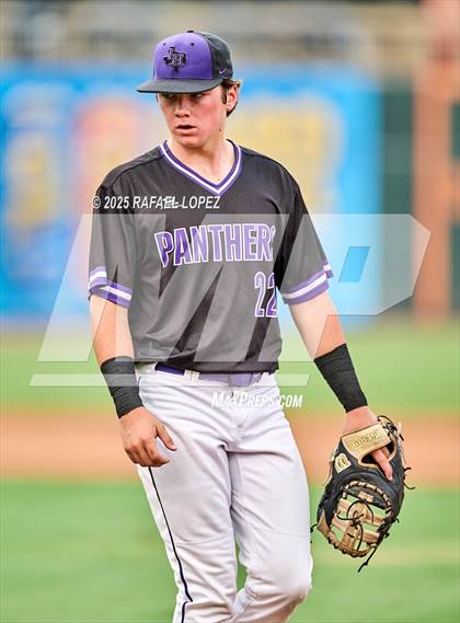 Thumbnail 3 in Kingwood Park vs. Liberty Hill (UIL Baseball 5A D2 Semifinal) photogallery.