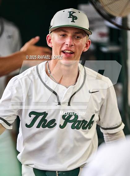 Thumbnail 2 in Kingwood Park vs. Liberty Hill (UIL Baseball 5A D2 Semifinal) photogallery.