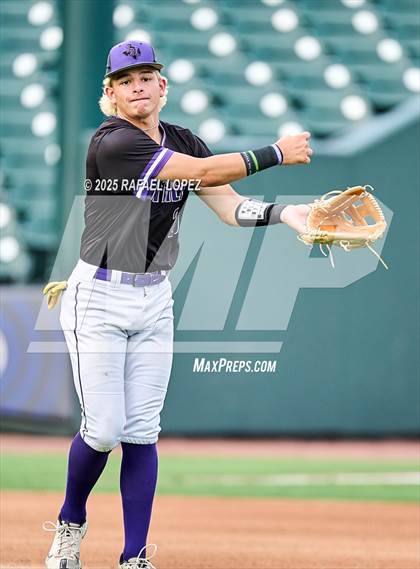 Thumbnail 3 in Kingwood Park vs. Liberty Hill (UIL Baseball 5A D2 Semifinal) photogallery.
