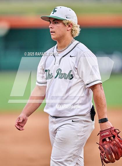Thumbnail 3 in Kingwood Park vs. Liberty Hill (UIL Baseball 5A D2 Semifinal) photogallery.