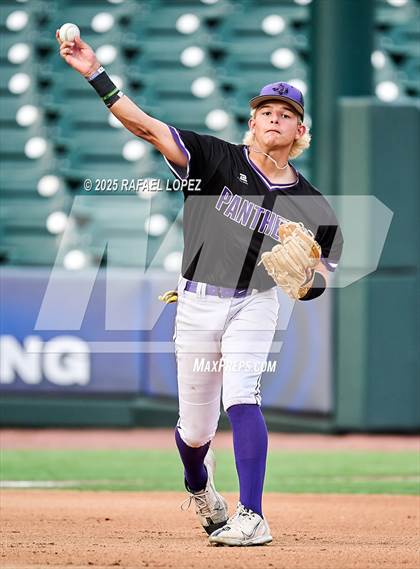 Thumbnail 3 in Kingwood Park vs. Liberty Hill (UIL Baseball 5A D2 Semifinal) photogallery.