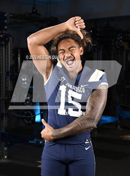 Thumbnail 1 in St. John Bosco (Preseason Top 25 Photo Shoot) photogallery.