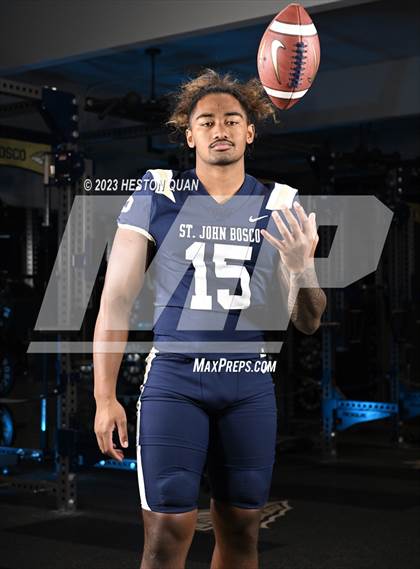 Thumbnail 2 in St. John Bosco (Preseason Top 25 Photo Shoot) photogallery.