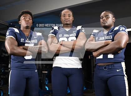 Thumbnail 1 in St. John Bosco (Preseason Top 25 Photo Shoot) photogallery.