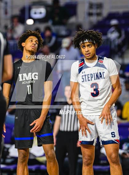 Thumbnail 3 in Archbishop Stepinac vs. IMG Academy (City of Palms Classic) photogallery.