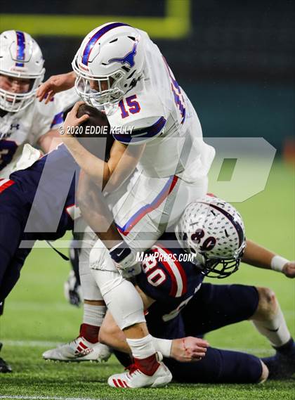 Thumbnail 3 in Aubrey @ Graham (UIL 4A Regional Semifinal Playoff) photogallery.