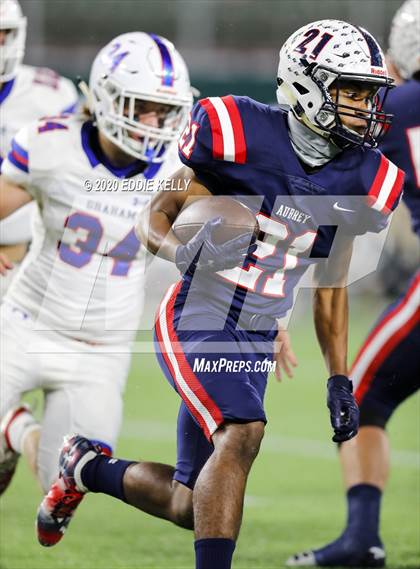 Thumbnail 1 in Aubrey @ Graham (UIL 4A Regional Semifinal Playoff) photogallery.