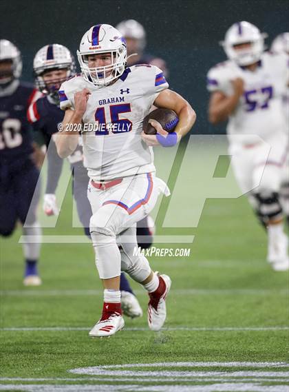 Thumbnail 1 in Aubrey @ Graham (UIL 4A Regional Semifinal Playoff) photogallery.