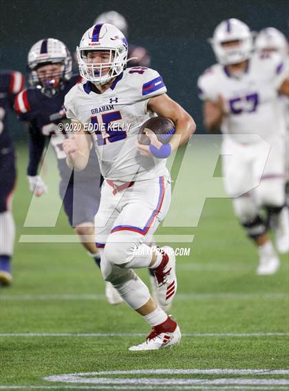 Thumbnail 3 in Aubrey @ Graham (UIL 4A Regional Semifinal Playoff) photogallery.