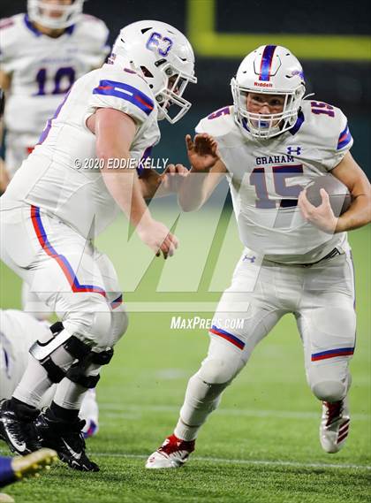 Thumbnail 3 in Aubrey @ Graham (UIL 4A Regional Semifinal Playoff) photogallery.