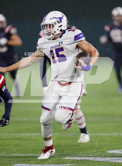 Thumbnail 3 in Aubrey @ Graham (UIL 4A Regional Semifinal Playoff) photogallery.