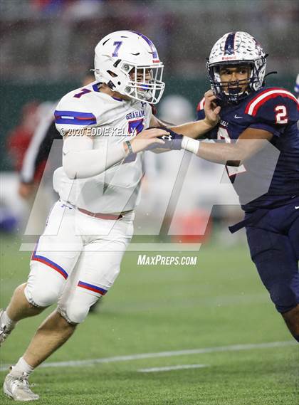 Thumbnail 1 in Aubrey @ Graham (UIL 4A Regional Semifinal Playoff) photogallery.