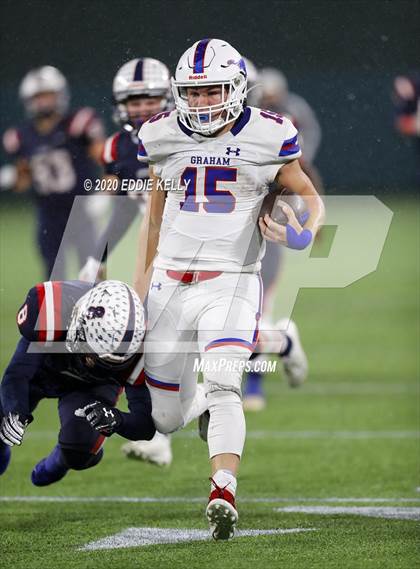 Thumbnail 2 in Aubrey @ Graham (UIL 4A Regional Semifinal Playoff) photogallery.