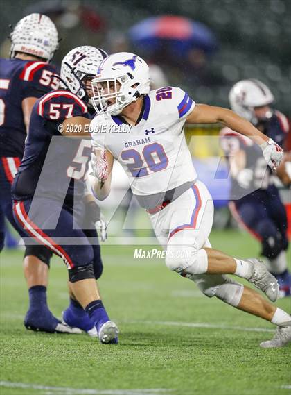Thumbnail 3 in Aubrey @ Graham (UIL 4A Regional Semifinal Playoff) photogallery.