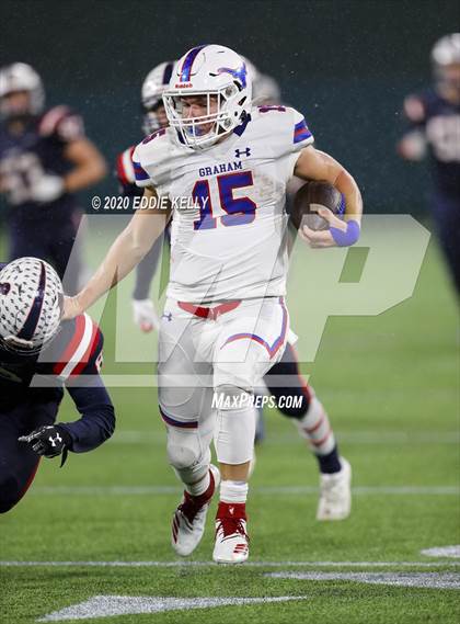Thumbnail 1 in Aubrey @ Graham (UIL 4A Regional Semifinal Playoff) photogallery.