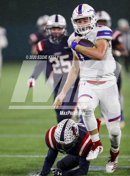 Thumbnail 3 in Aubrey @ Graham (UIL 4A Regional Semifinal Playoff) photogallery.