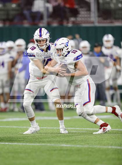 Thumbnail 3 in Aubrey @ Graham (UIL 4A Regional Semifinal Playoff) photogallery.