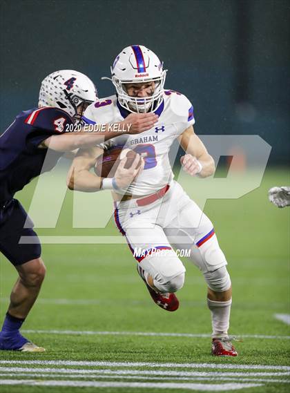 Thumbnail 2 in Aubrey @ Graham (UIL 4A Regional Semifinal Playoff) photogallery.