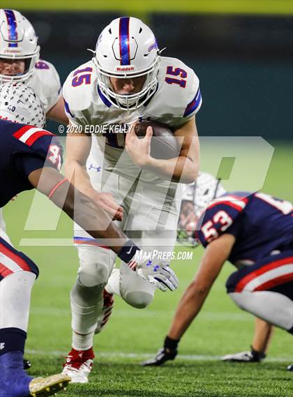 Thumbnail 1 in Aubrey @ Graham (UIL 4A Regional Semifinal Playoff) photogallery.