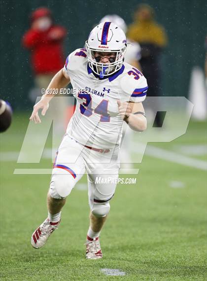 Thumbnail 2 in Aubrey @ Graham (UIL 4A Regional Semifinal Playoff) photogallery.