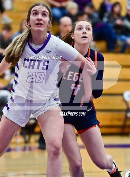Thumbnail 1 in Legend @ Arvada West (CHSAA 6A Girls Tournament 1st Round) photogallery.