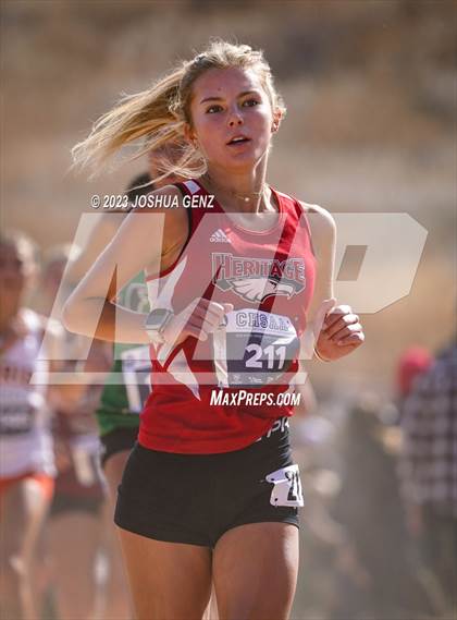 Thumbnail 1 in CHSAA 5A Cross Country Final photogallery.