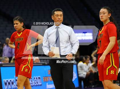 Thumbnail 3 in Rosary Academy vs. Bishop O'Dowd (CIF State D1 Final) photogallery.
