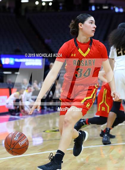 Thumbnail 1 in Rosary Academy vs. Bishop O'Dowd (CIF State D1 Final) photogallery.